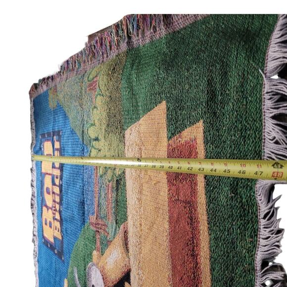 Vintage Bob Builder Tapestry Throw Blanket Afghan Animation British Construction - Picture 3 of 6